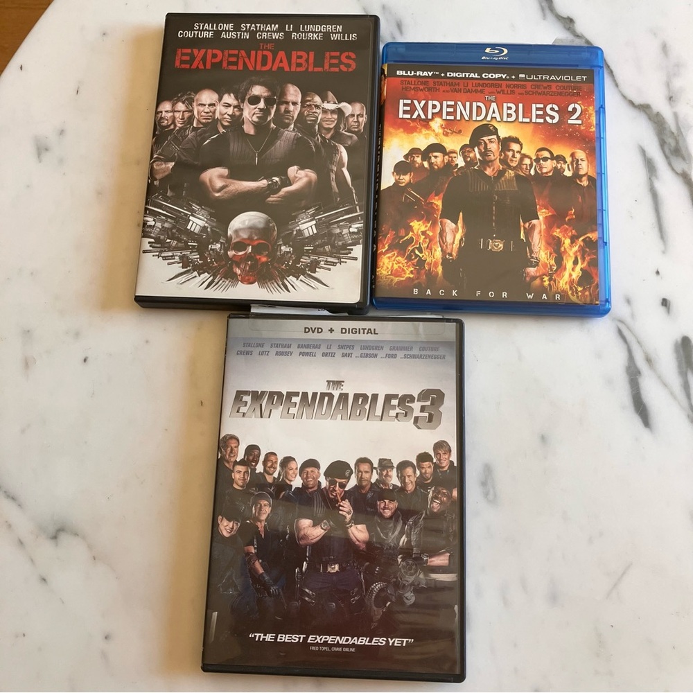 Expendables Movie Collection DVD and Blu-ray Set‎